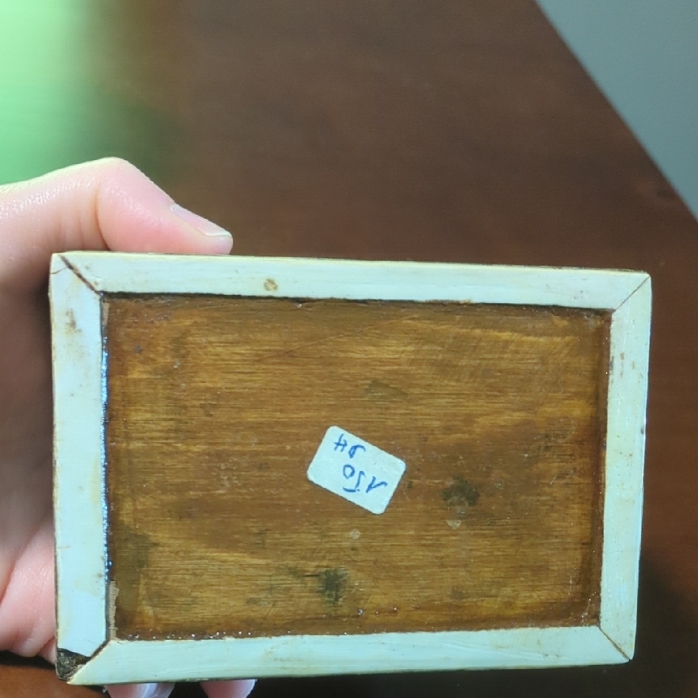 Moroccan Intricate Geometric Inlay Box - Picture 7 of 8